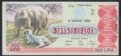 1983 9 NİSAN YARIM BİLET - Z SERİSİ