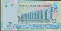 Tunus 5 Dinar 2022 Çil