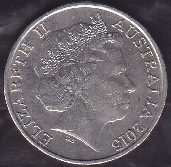 Avusturalya 20 Cent 2015