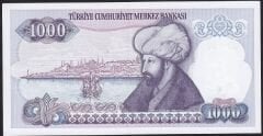 7.Emisyon 2.Tertip 1000 Lira F33 604555 Çil