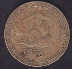 CEZAYİR 20 CENTİMES 1975