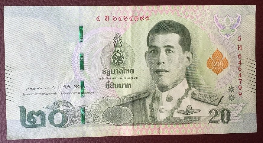TAYLAND 20 BAHT 2018 ÇOK TEMİZ + eski para satan yerler