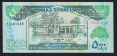 SOMALİLAND 5000 ŞİLİN 2011 ÇİL - P-21a