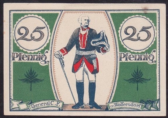 ALMANYA 25 PFENNİNG NOTGELD 1921 ÇİLALTI ÇİL