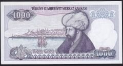 7.Emisyon 2.Tertip 1000 Lira F32 779953 Çil