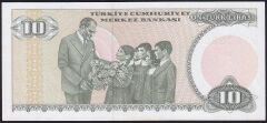 7.Emisyon 2.Tertip 10 Lira D53 382609 Çil