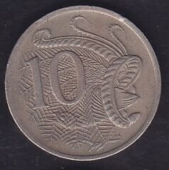 Avustralya 10 Cent 1974