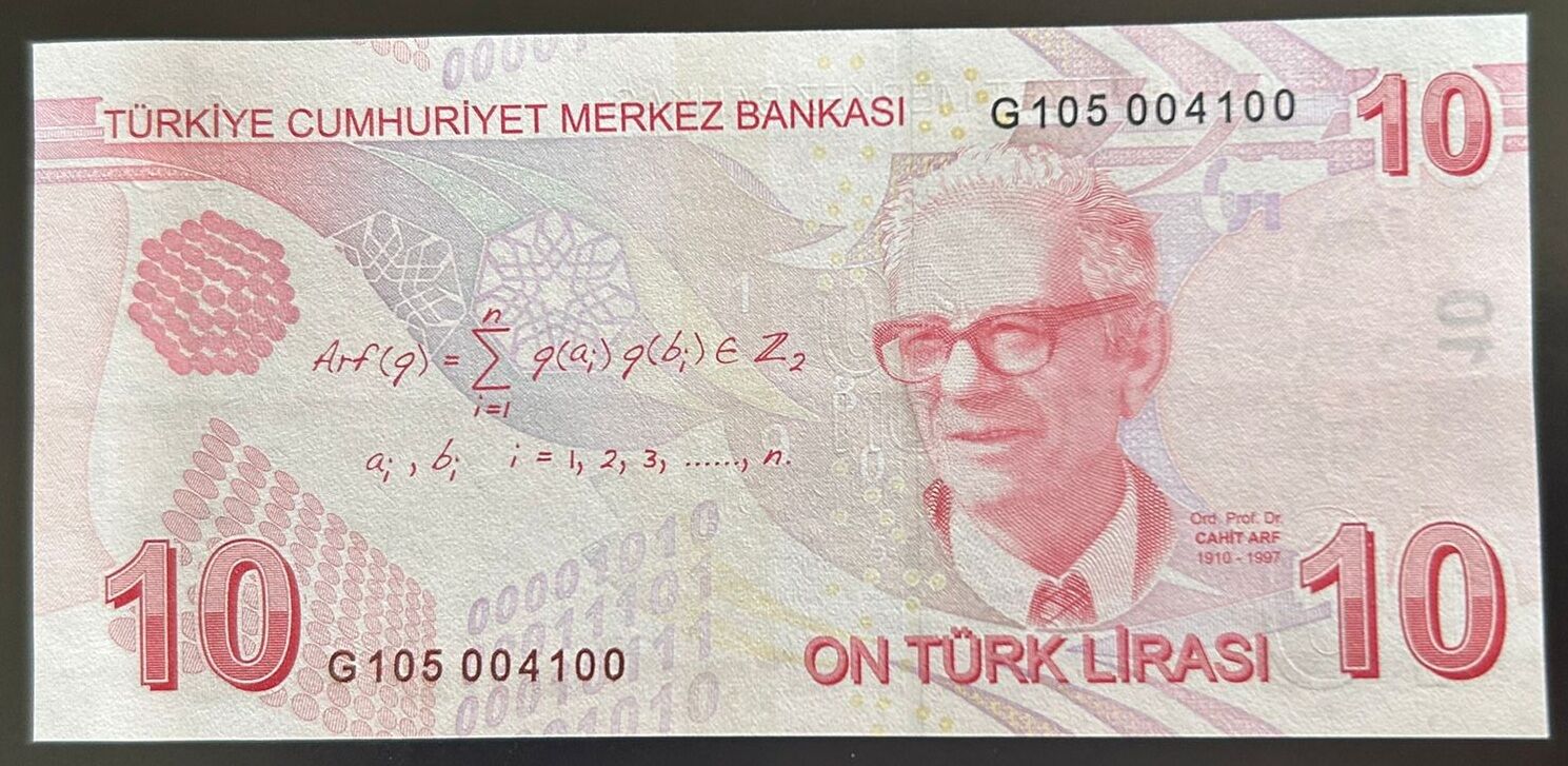 9.Emisyon 7.Tertip 10 Lira G105 004100 Çil