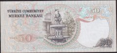 6.Emisyon 2.Tertip 50 Lira J23 661873 Çok Temiz
