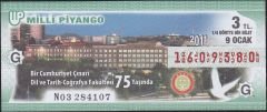 2011 9 Ocak Çeyrek Bilet - G Serisi