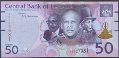Lesotho 50 Maloti 2021 Çil