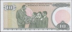 7.Emisyon 1.Tertip 10 Lira B22 180300 Çilaltı Çil Kısa Kaş