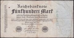 Almanya 500 Mark 1922 Çok Temiz