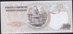 6.Emisyon 1.Tertip 50 Lira I21 514122 Çok Çok Temiz+