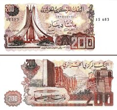 Cezayir 200 Dinar 1983 Çil Pick 135
