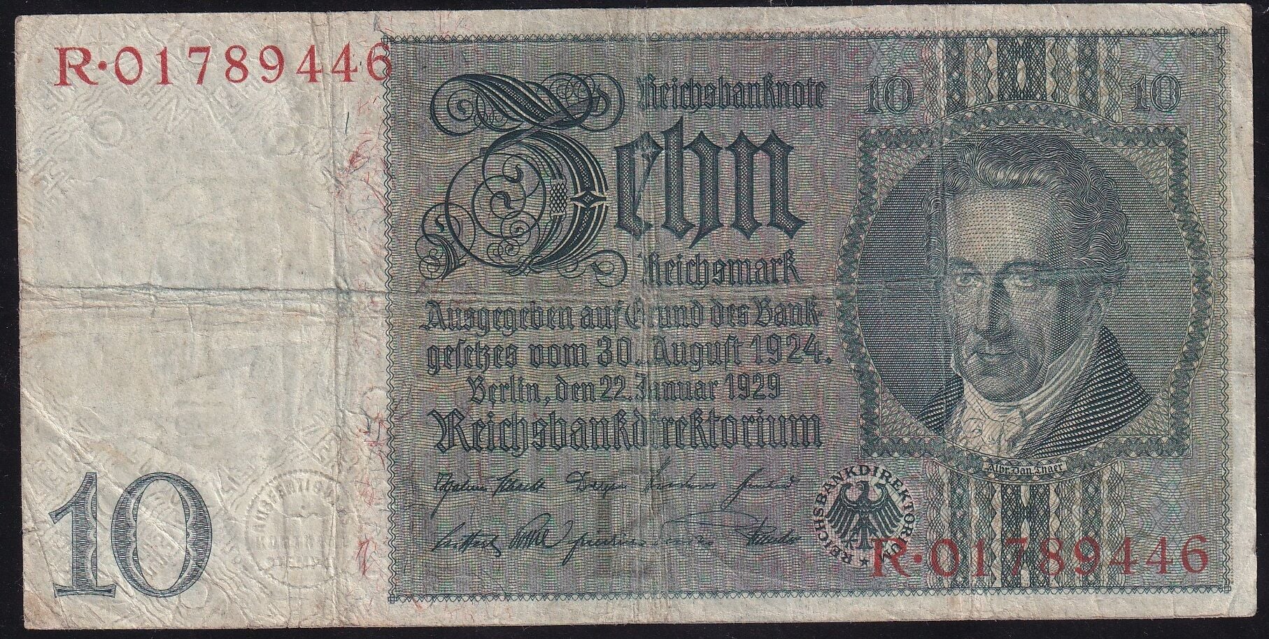 Almanya 10 Mark 1929 Çok Temiz