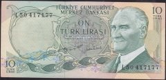 6.EMİSYON 2.TERTİP 10 LİRA L50 417177 ÇİLALTI