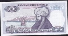 7.Emisyon 1.Tertip 1000 Lira E61 900594 Çilaltı Çil