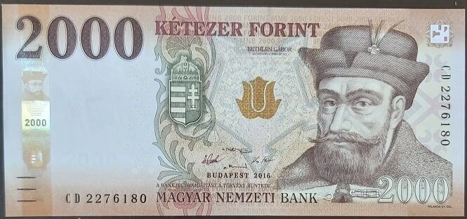 Macaristan 2000 Forint 2016 Çil Pick 204a