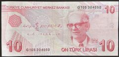 9.Emisyon 7.Tertip 10 Lira G105 30 40 50 Çilaltı Çil Merdiven