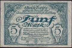 Almanya 5 Mark 1918 Çok Temiz+ ( Yıldızlı Seri )