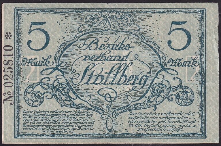 Almanya 5 Mark 1918 Çok Temiz+ ( Yıldızlı Seri )