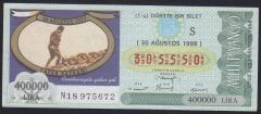 1998 30 AĞUSTOS ÇEYREK BİLET - 305550