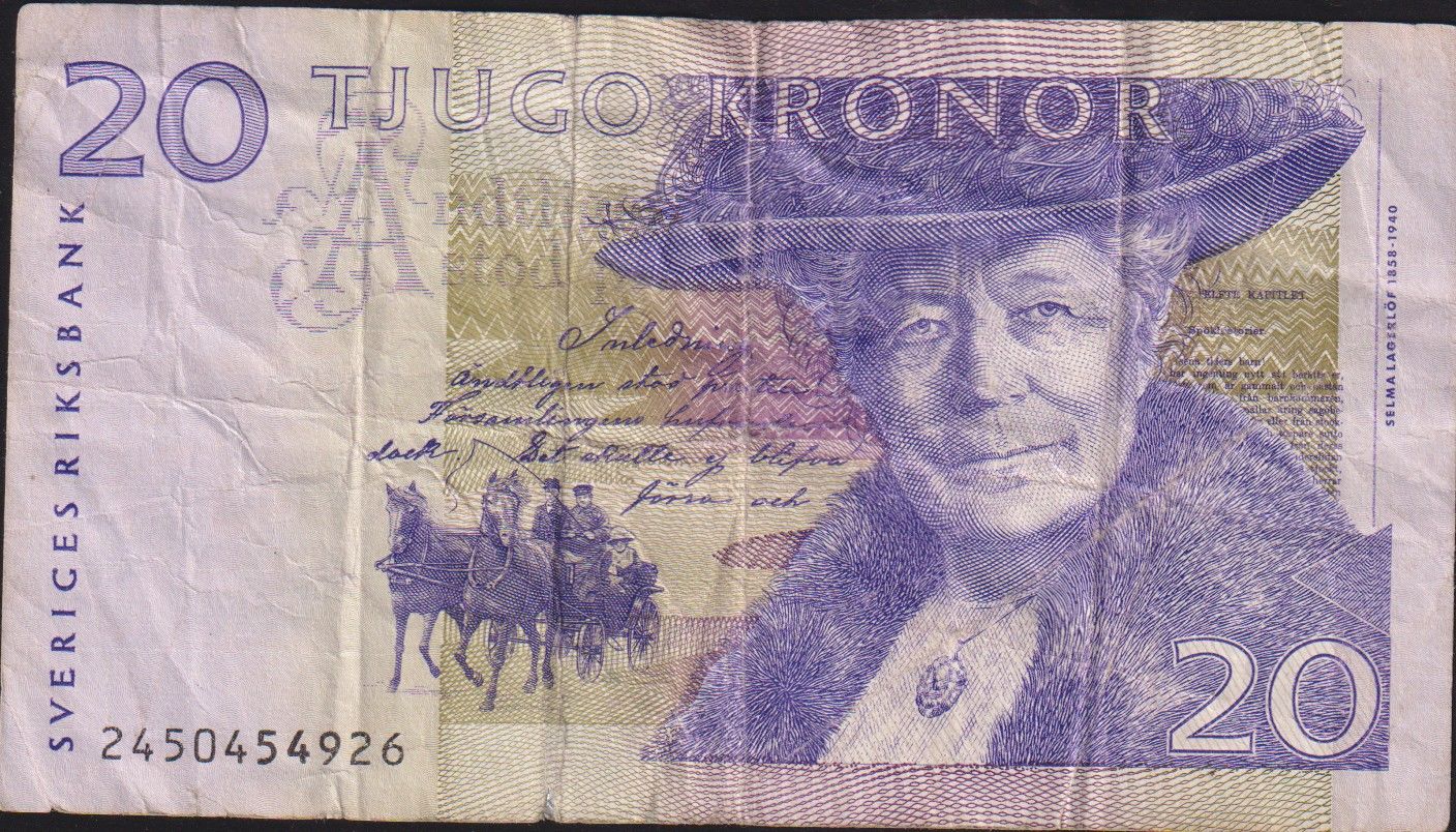 İsveç 20 Kron 1999 Temiz