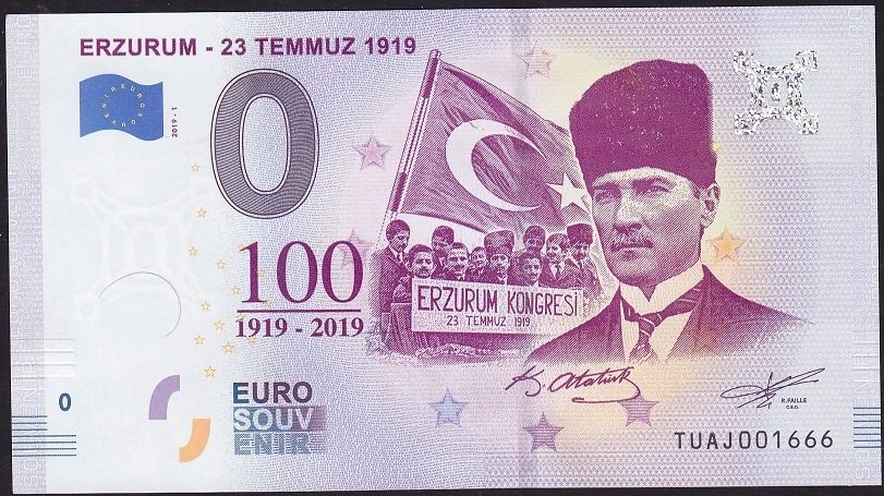 Erzurum - 0 Euro 2019 Güzel Numara Çil 001666