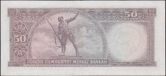 5.EMİSYON 7.TERTİP 50 LİRA V79 045697 ÇİLALTI ( DÜZELTME VAR )