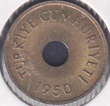 1950 YILI 1 KURUŞ ÇİLALTI