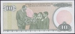 7.Emisyon 1.Tertip 10 Lira B10 697191 Çilaltı Kısa Kaş