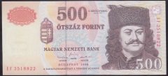 MACARİSTAN 500 FORİNT 1998 ÇİL