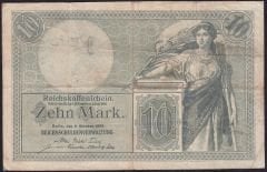Almanya 10 Mark 1906 Çok Temiz