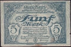 Almanya 5 Mark 1918 Temiz ( Yıldızlı Seri )