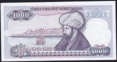 7.Emisyon 1.Tertip 1000 Lira E25 2262XX Çil