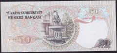 6.Emisyon 1.Tertip 50 Lira I08 002115 Çil