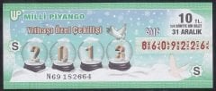 2012 31 ARALIK ÇEYREK BİLET - S SERİSİ