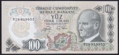 6.EMİSYON 2.TERTİP 100 LİRA H29 819855 ÇÇT ÇİLALTI