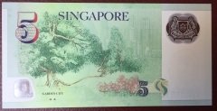 SİNGAPUR 5 DOLAR 2005 ÇİL POLYMER