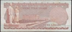 6.EMİSYON 1.TERTİP 20 LİRA B37 462022 ÇOK TEMİZ