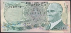 6.EMİSYON 2.TERTİP 10 LİRA L29 127351 ÇİLALTI ÇİL