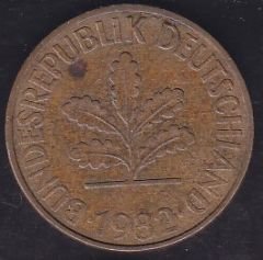 Almanya 10 Pfennig 1982 J