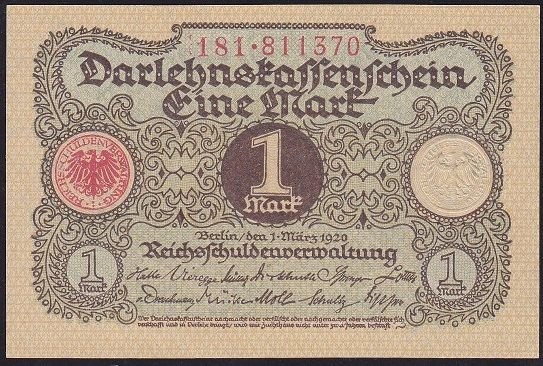 Almanya 1 Mark 1920 Çil