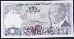 7.Emisyon 1.Tertip 1000 Lira E20 610510 Çilaltı Çil