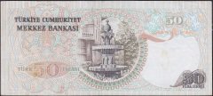 6.Emisyon 2.Tertip 50 Lira J16 563442 Çok Temiz +