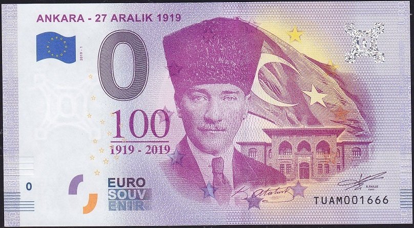 Ankara - 0 Euro 2019 Güzel Numara Çil 001666