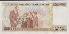 7.Emisyon 2.Tertip 100000 Lira E30 870238 Çilaltı Çil