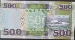 South Sudan 500 Pound 2020 Çil Pick 16b
