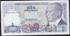 7.EMİSYON 2.TERTİP 1000 LİRA G88 641736 ÇİL